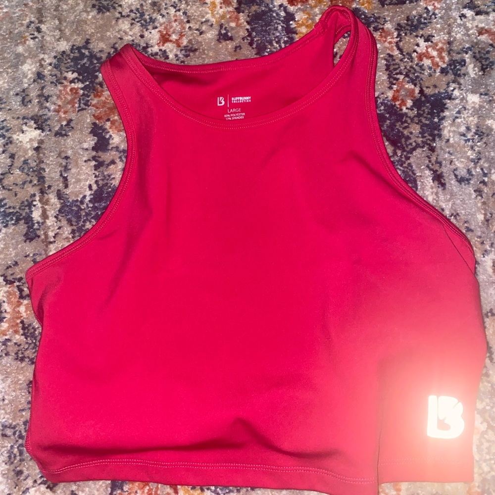 Buffbunny Collection Aurora Crop Top in Passion. NWOT